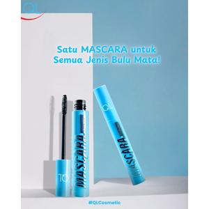 QL Waterproof & Curling <b>Mascara</b> delivers long-lasting, chemical-free black curls with a creamy texture Halal-certified for safe - Product Image 6