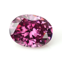 RTS Wholesale Goldleaf Jewelry Lab Created Oval Cut Opalescent Full Multicolor Heat Treated Moissanite GRA Certificate Loose