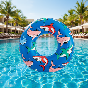 Flotador inflable para piscina Db Blue Shark, capacidad de 100 kg, de PVC, para uso en hoteles y resorts. - Product Image 2