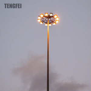 Tengfei cột cao cực ánh sáng với đèn pha cho vuông - Product Image 3