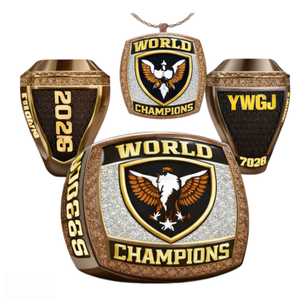 Bague de championnat personnalisée 2026 de haute qualité pour équipes de football, basketball, USSA, baseball, softball, volleyball - Product Image 2