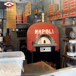 Horno Rotatorio Automático Comercial para Pizza, Horno Rotatorio Eléctrico a Gas para Pizzerías, para Uso en Panaderías, Nueces de Maíz, Soja - Product Image 3