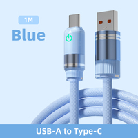 Kabel Data Micro-USB Type-C 2.4A 60W Grosir Berkinerja Tinggi, Pengisian Cepat 3A, Konduktor Tembaga Murni, Jalinan Nilon PVC