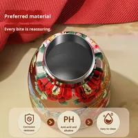 Petite tasse isotherme Little Mushroom 316 avec revêtement céramique, compacte, portable, nouvelle, haute valeur ajoutée, affichage intelligent de la température