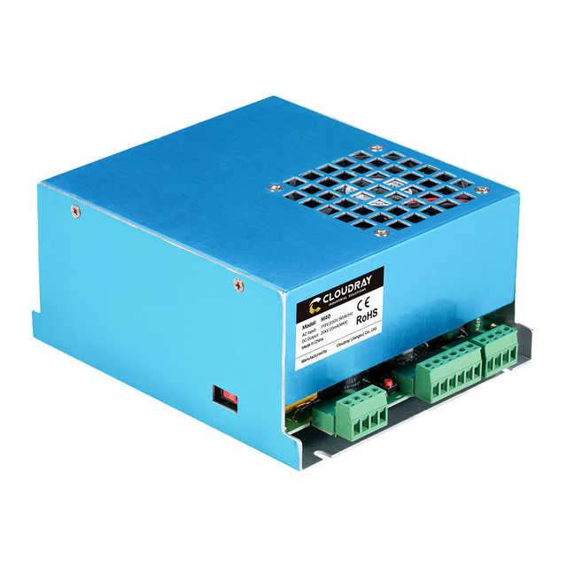 CO2 40W 60w 80w Laser Power Supply 1 Year Warranty Free Technical Support