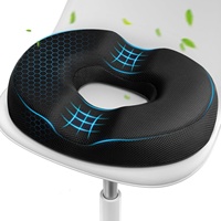 Coussin de bureau personnalisable anti-hémorroïdes, protection du coccyx, siège creux, soulagement de la pression sur les fesses, coussin magique en forme de donut