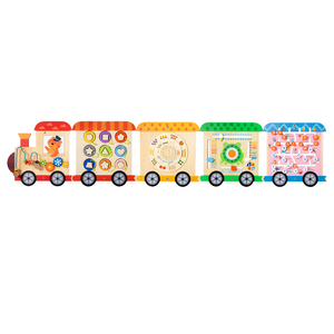 Pannello Sensoriale Montessori in Legno da Parete per Bambini, Gioco Educativo Colorato - Product Image 5