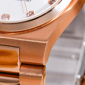 Fashionable Waterproof Quartz Movement Crystal <b>Scale</b> High Endwatch Luxury Watch for Women Simple Model Custom Logo Watches - Product Image 4