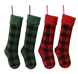 Meias decorativas para árvore de natal, meias variadas para festa natalina, presente de natal e ano novo