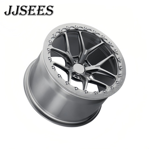 Rines JJSEES de Bronce Forjado Personalizados con Beadlock, Cóncavos Profundos, 17 18 19 20 22 24 Pulgadas, 5x114.3 5x120 5x112 Pcd para Camaro Corvette <span class=keywords><strong>C5</strong></span> C6 - Product Image 5