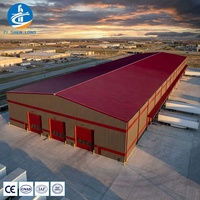 Estructura de Acero Prefabricada para la Fabricación de Edificios, Taller, Nave Industrial, Almacén para Uso Comercial