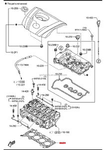 GULORSE Joint de culasse PE01-10-271 PE0110271 pour Mazda 3 BM CX5 2.0L 2015 - Product Image 3