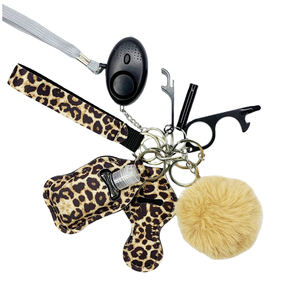 Multifunctioneel Veiligheidstool Handfree No Touch Sleutelhanger Geluid Alarm Deuropener Zelfverdediging Sleutelhanger Voor Dames Girls-10pcs Set - Product Image 3