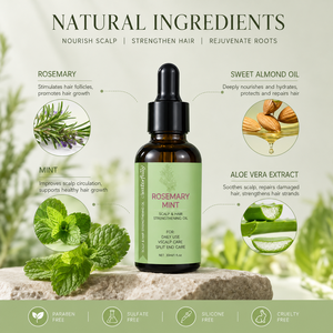 <span class=keywords><strong>Aceite</strong></span> de menta de Romero para el crecimiento del cabello, natural, Vegano, orgánico, antipérdida de cabello, tratamiento de regeneración del cabello, romero, cebolla, biotina, queratina, <span class=keywords><strong>aceite</strong></span> de alto crecimiento - Product Image 2