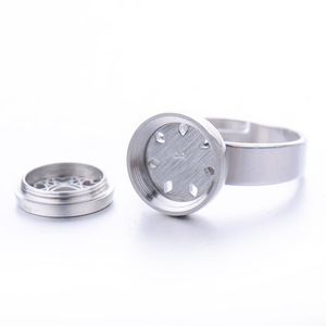 Anillo difusor de aromaterapia de acero inoxidable de titanio hueco que no se desvanece para mujer, anillo de <span class=keywords><strong>Perfume</strong></span> de acero inoxidable con árbol de la vida - Product Image 5