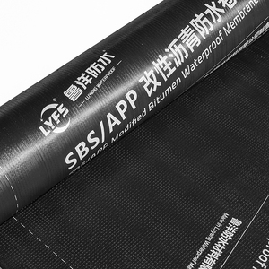 Membrane d'étanchéité en asphalte modifié SBS élastomère pour construction, 3mm 4mm, à base de colle thermofusible, fournie directement par l'usine, avec <span class=keywords><strong>feutre</strong></span> polyester - Product Image 4