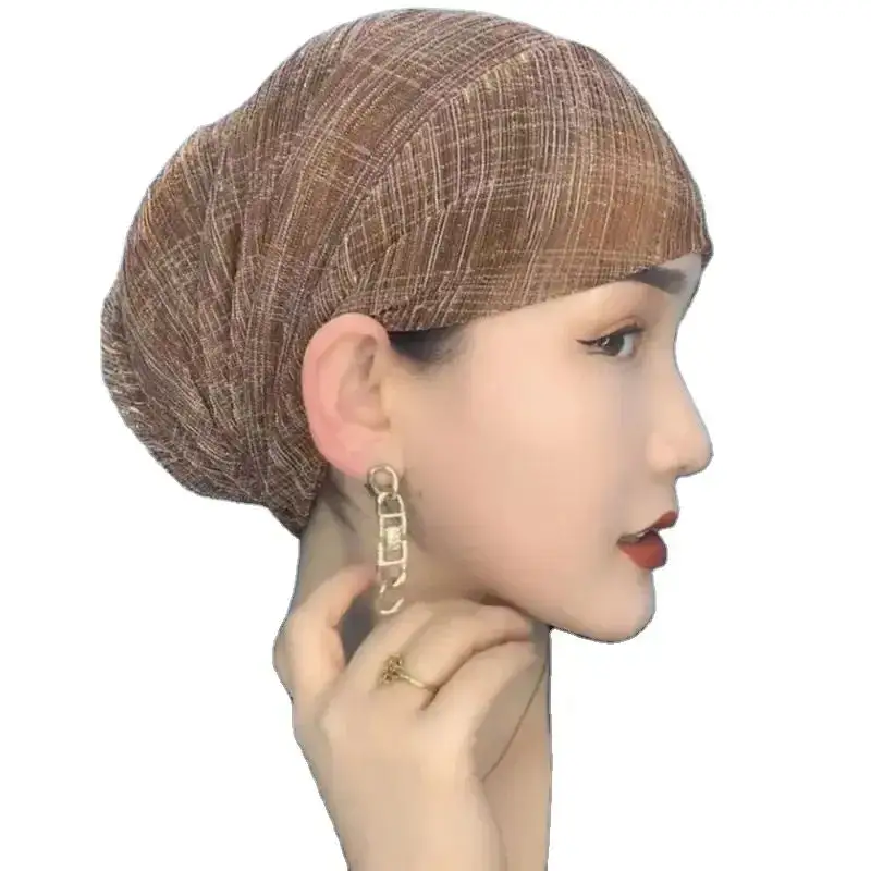 2023 nouveau Design motif Turban Baotou chapeau femmes musulmanes mince chapeau Turbans couvre-chef femme jour nuit chapeaux chapeaux