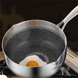 Ensemble de poêles à neige personnalisées en acier inoxydable 316, antiadhésives, de bonne qualité, pour nouilles au lait, batterie de cuisine - Product Image 6