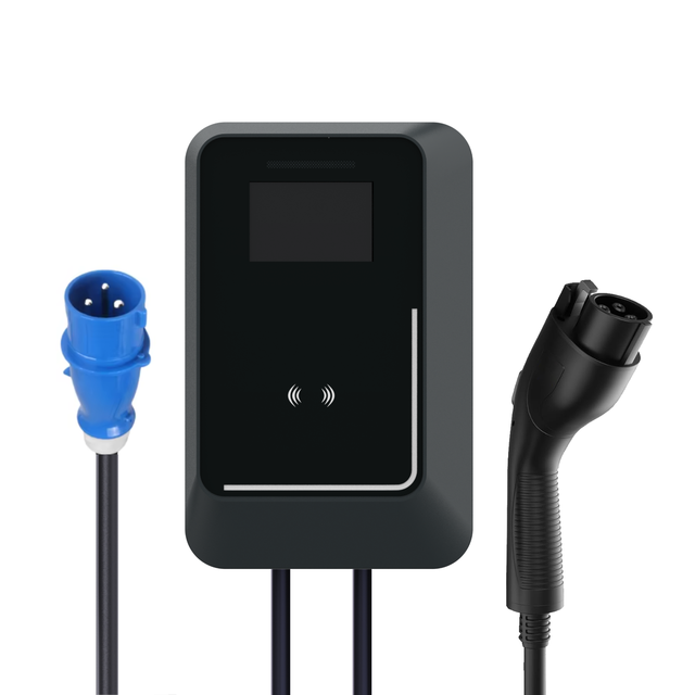 Tpson New 7kW IP65 Electric Vehicle Portable EV Charging Station with APP/Card Swipe and Type2 Interface for Residential Use