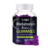 Melatonine Gummies Slaapondersteunende Kauwgommetjes 60 Stuks Per Fles