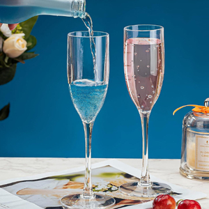 Verres à champagne à pied en plastique <span class=keywords><strong>incassable</strong></span> de 150ml de qualité supérieure Verre à vin mousseux - Product Image 4