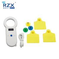 Lector de Etiquetas RFID para Animales, Portátil, USB, 134.2Khz, HDX FDX, para Rastreo e Identificación de Ganado