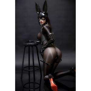 Sous-<span class=keywords><strong>vêtements</strong></span> sexy pour femmes Bunny SM Blood Drops Sexy Jumpsuit Body Black Silk Temptation Open File Free Performance Clothes - Product Image 6