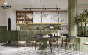 Exhibidor Personalizado para Quiosco de Café |   Mostrador y Vitrina para Cafetería Premium |   Solución Integral para Equipamiento de Tiendas - Product Image 2