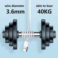 Kabel Data Ponsel Micro USB 1m-3m Berkualitas Tinggi 3A Pengisian Cepat, Pelindung Foil TPE, Konduktor Tembaga Murni