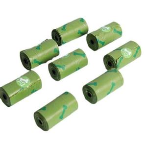 Sacs à déjections pour animaux <span class=keywords><strong>de</strong></span> compagnie transfrontaliers, biodégradables et écologiques, sacs à déjections portables pour chiens et chats, sacs à déchets pour animaux, fourniture OEM ODM - Product Image 5