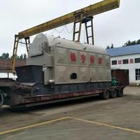 Chaudière à vapeur horizontale à tubes d'eau basse pression DZL, alimentée au charbon de biomasse, à grille à chaînes automatique, économe en énergie pour usage industriel