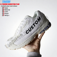 Chaussures de course à pied personnalisées, à la mode, à la mode, avec logo en cuir multicolore, best-seller, baskets personnalisées pour hommes