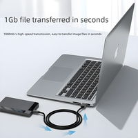 Cable de Datos USB 3.0 Tipo-C a Tipo-A de Alta Velocidad, Transmisión de 10G, Carga Rápida de 2A, Material de PVC Ecológico, para Teléfono Móvil y Computadora