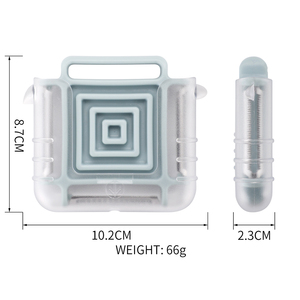 Éplucheur de légumes 3-en-1 interchangeable en gros pour légumes, fruits, pommes de terre, carottes avec lame en acier inoxydable - Product Image 4