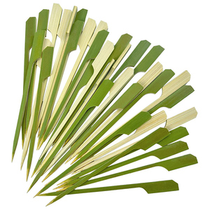Brochetas de Bambú Teppo Sostenibles, Palitos Desechables para Kebab, para Asar en Barbacoa, Uso en Cocina, Hogar, Picnic, Restaurante, Comida, Económicas - Product Image 4