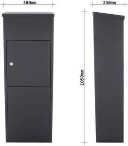 Grande e moderno smart pacchetto dell'alberino della scatola di goccia per la posta e pacchi Parete esterna Montata pacchetto scatola di consegna - Product Image 3