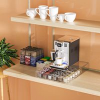 Organisateur de rangement en acrylique transparent pour 36 dosettes de café, tiroir de comptoir moderne et écologique pour K