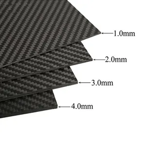 CNC炭素繊維シートカスタマイズ多様なサイズ高品質最高価格ツイル平織り