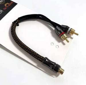 Dual-Channel RCA Car Fully Shielded Nylon Braided Custom Audio <b>Cable</b> - Product Image 4