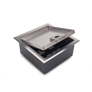 IP66 Waterproof Floor <b>Socket</b> Box with Stainless Steel Lid and Recessed Power Outlet Design - Product Image 3