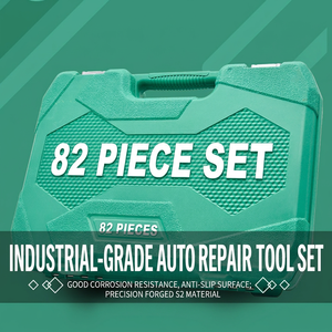 Industrial Grade <b>Car</b> <b>Repair</b> Tool Kit 82-Piece Chromium Vanadium Steel Socket Wrench Set Drive Case for Vehicle <b>Repair</b> Dropship - Product Image 2