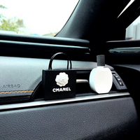 Difusor de Aromaterapia para Coche con Diseño de Piedra y Discos de Fragancia de Yeso, Ambientador Duradero para el Interior del Coche