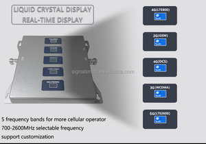 Nuevo Amplificador de Señal de Red Celular de Banda Completa 700/900/1800/2100/2600MHz, Repetidor de Señal para 2G 3G 4G 5G - Product Image 3