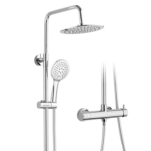 <span class=keywords><strong>Columna</strong></span> <span class=keywords><strong>de</strong></span> <span class=keywords><strong>Ducha</strong></span> Leelongs con Mezclador <span class=keywords><strong>de</strong></span> Temperatura Constante Fría y Caliente, Grifo <span class=keywords><strong>de</strong></span> <span class=keywords><strong>Ducha</strong></span> Montado en la Pared con Cabezal <span class=keywords><strong>de</strong></span> <span class=keywords><strong>Ducha</strong></span> <span class=keywords><strong>de</strong></span> 3 Funciones - Product Image 1