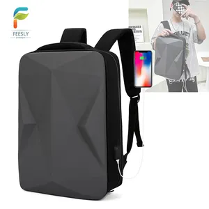 hard shell laptop backpack travel 15.6 inch slim business usb charging custom logo smart oem girls waterproof backpack laptop