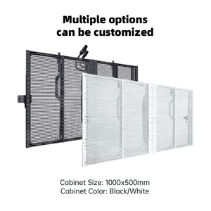 Đầy đủ màu sắc lưới tản nhiệt lưới màn hình trong suốt Màn hình <span class=keywords><strong>LED</strong></span> trong nhà ngoài trời thủy tinh trong suốt <span class=keywords><strong>LED</strong></span> Tường Màn hình hiển thị - Product Image 5