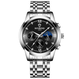 Montres BINBOND 3591 시계 최신 Uhr 캐주얼 브랜드 크로노그래프 Relojes Para Hombre 남성용 오리지널 쿼츠 남성용 손목 시계 - Product Image 4