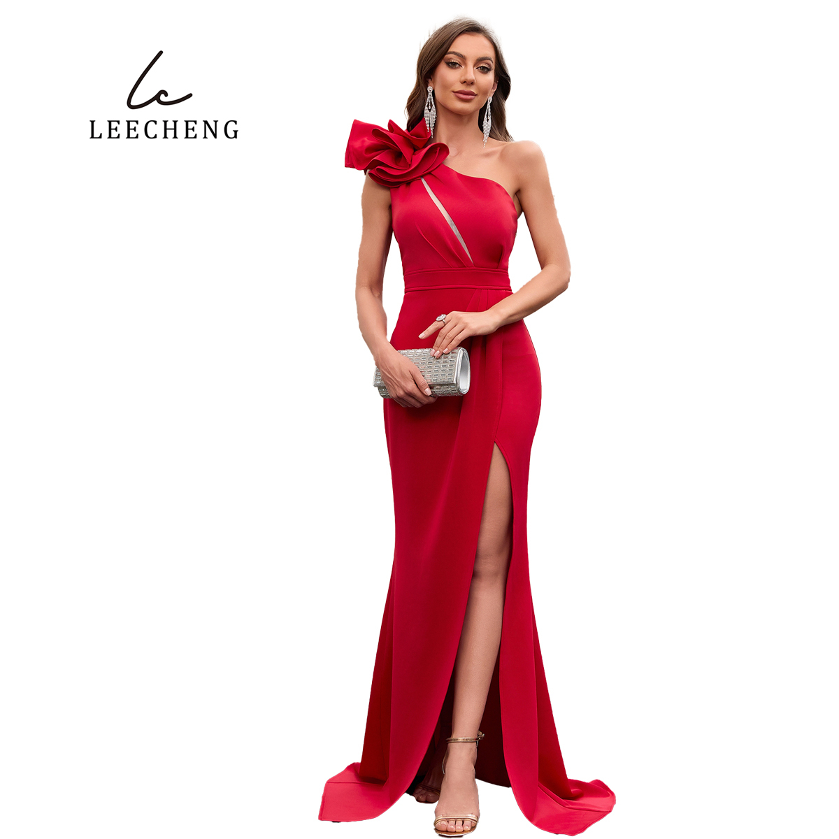 Sサイズ Waistline Elegant Dress ノースリーブ