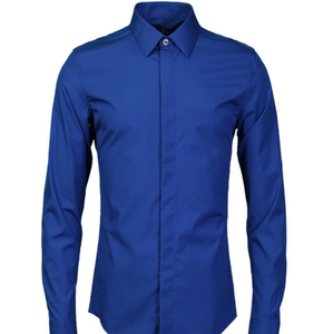 Nouvelle mode : Chemises décontractées pour hommes, coupe ample, 100 % coton, avec impression sérigraphiée, motif uni, tissu tricoté respirant - Product Image 1