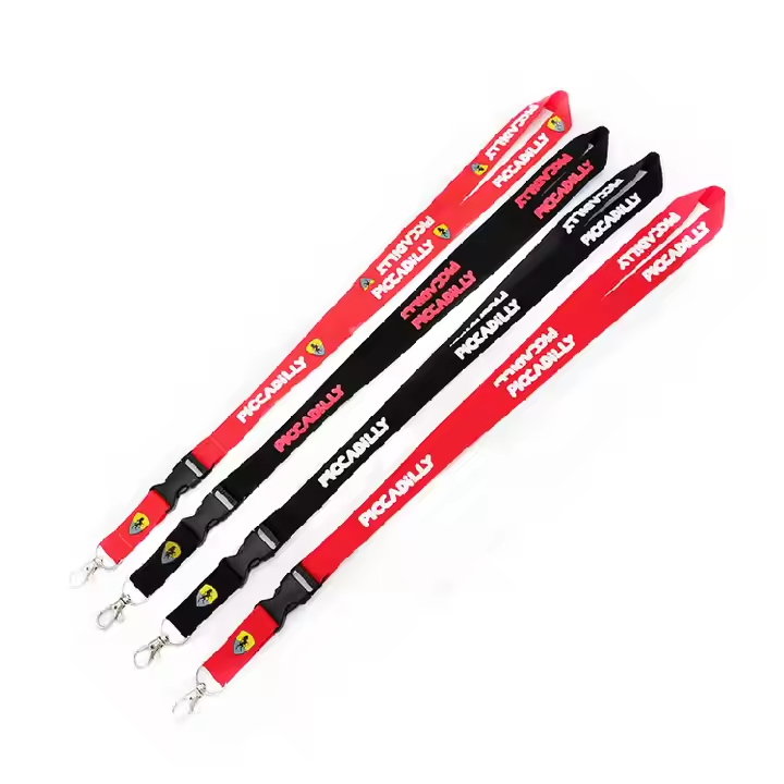 High Quality Sublimable Polyester Customized Logo Lanyard for Sports and Games Factory Promotional Sports Lanyard